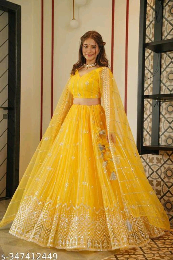 Product Name: *Women Embroidered  Stitched Lehenga Choli and dupatta set  - Free Size