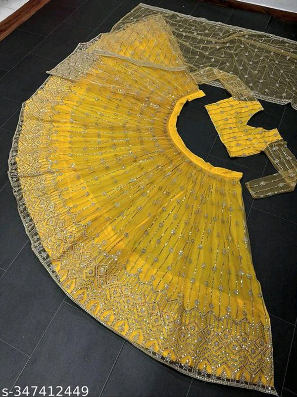 Product Name: *Women Embroidered  Stitched Lehenga Choli and dupatta set  - Free Size