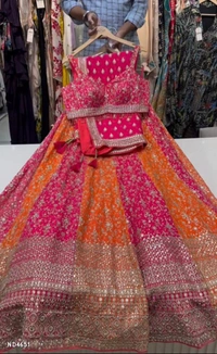 Catalog Name: *Bridal Wear Lehenga* - Free Size