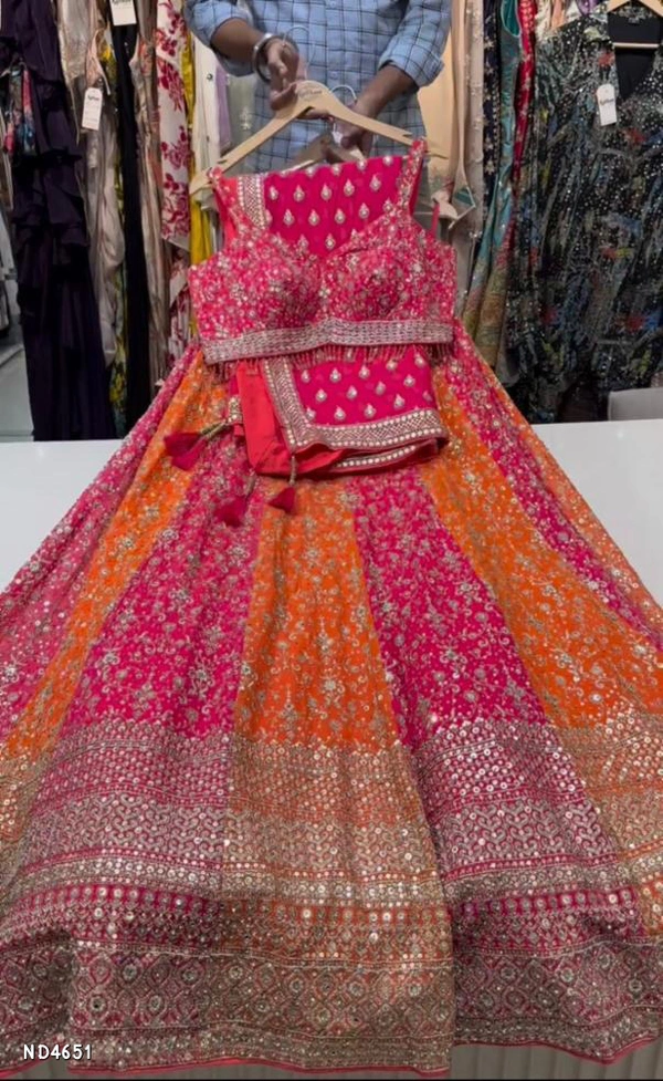 Catalog Name: *Bridal Wear Lehenga* - Free Size