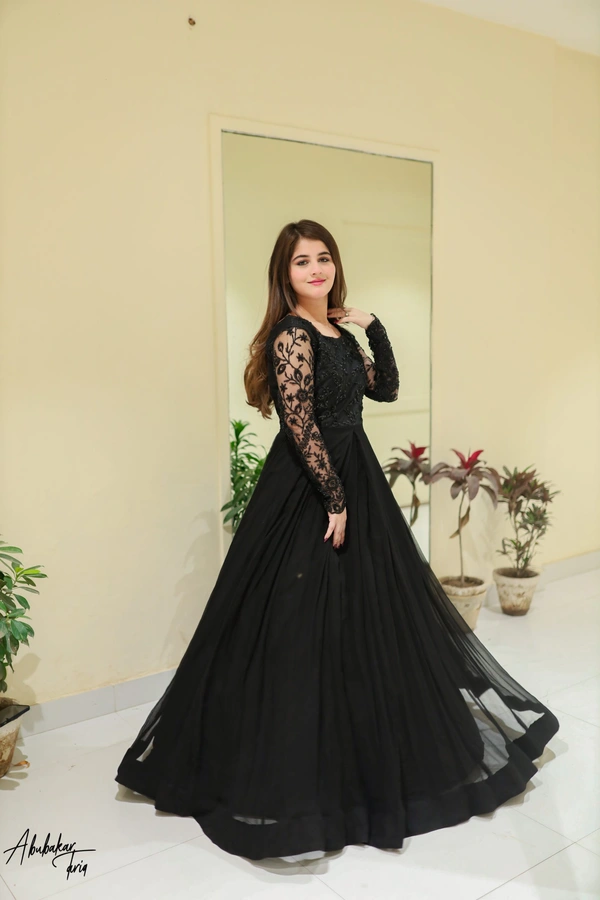 Beautiful Georgette Ethnic Gowns For Women - XXL