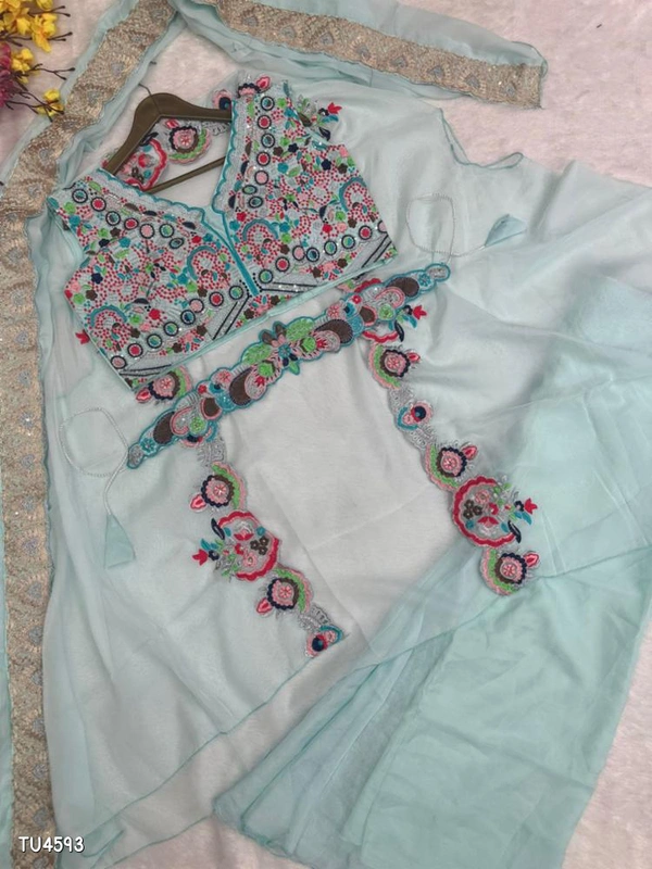  *Indo-western Sharara* - Free Size