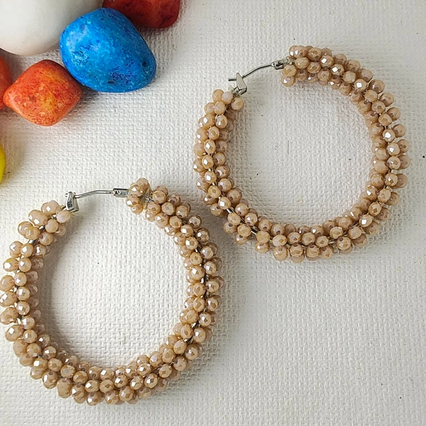 Cherry & Magpie The Crystal Hoops