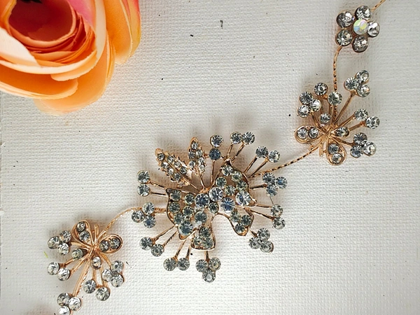 Cherry & Magpie The Crystal Tiara Hair Vines