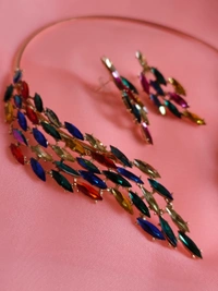 Cherry & Magpie Gorgeous Imported Korean Necklace - Multi