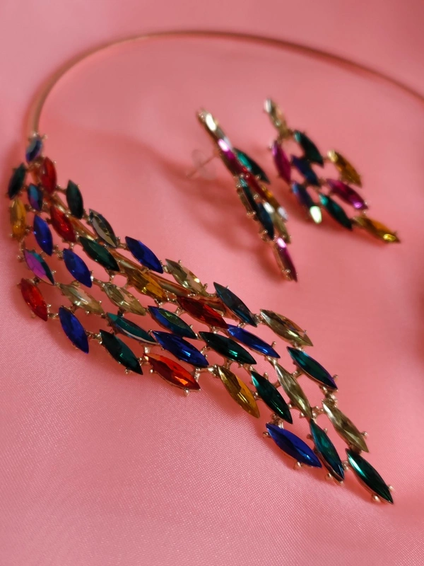 Cherry & Magpie Gorgeous Imported Korean Necklace - Multi