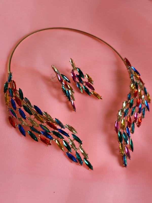 Cherry & Magpie Gorgeous Imported Korean Necklace - Multi