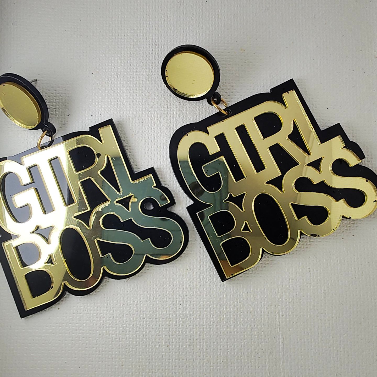 Boss Babe Money Earrings - Cash Earrings - Boss Girl Accessories | eBay