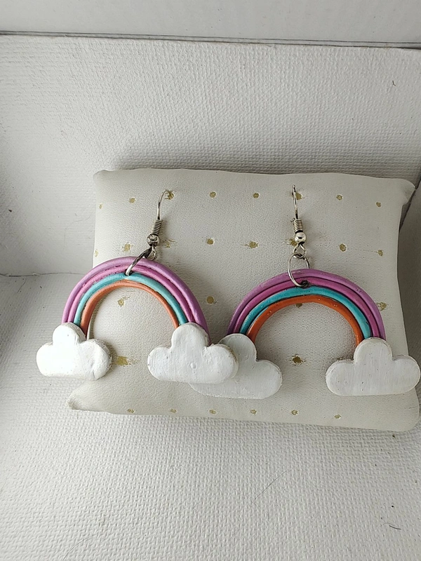 Cherry & Magpie Beautiful Handmade Adobe Of Cloud Earrings  - Blossom