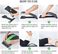 Back Strecher Posture Box - Free, Black