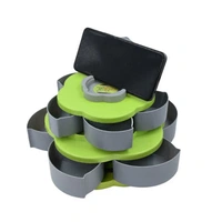 Double Layer Candy Box - Gray, Free Size