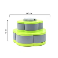 Double Layer Candy Box - Gray, Free Size
