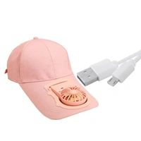 Rechargeable Fan Cap