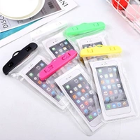 Mobile Waterproof Seal Cover For All Mobile - Yellow, Free Size