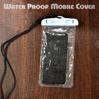 Mobile Waterproof Seal Cover For All Mobile - Yellow, Free Size