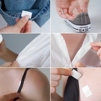 TRANSPARENT CLEAR MEDICAL TAPE FOR LINGERIE - White, Free Size