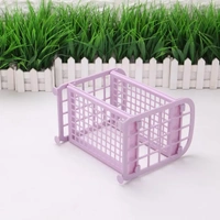2LAYER FOLDABLE PLASTIC SMALL STORAGE SHELF - Free Size, White