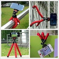 Mini Octopus Tripod Stand - Red