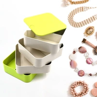 LAYERS JEWELRY BOX, 360 DEGREE ROTATING JEWELRY BOX - Red, 4layer