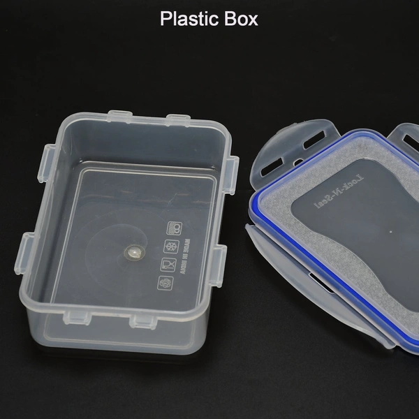 Lunch Box With Small Container Box - White