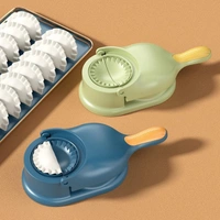 Momos Maker Machine, Dumpling Skin Press Mould for Gujiya Ghughra Momos Making, 2 in 1 Dumpling Maker Mould Machine, Kitchen Dumpling ( Color Box ) - Teal
