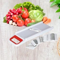 6IN1 SLICER MULTI PURPOSE VEGETABLE SLICER GRATER FOR KITCHEN USE - -, Thunderbird