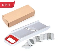 6IN1 SLICER MULTI PURPOSE VEGETABLE SLICER GRATER FOR KITCHEN USE - -, Thunderbird