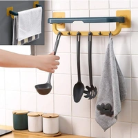 Folding double towel rack - Prussian Blue