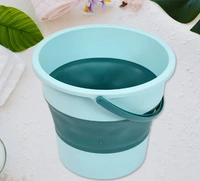 Folding washing basket - Small, Persian Green