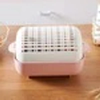 ROTATABLE STRAINER BOWL WITH HANDLES - Oriental Pink