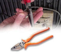 HEAVY DUTY COMBINATION PLIER WIRE CUTTERS - Red Berry