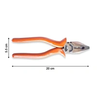 HEAVY DUTY COMBINATION PLIER WIRE CUTTERS - Red Berry