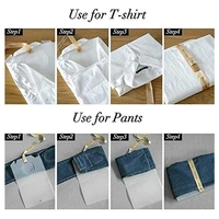 DressBook Foldable Clothes T-Shirt Closet Organizer FOLDING BOARD CLOTHES FOLDER STORAGE ORGANIZER ( 10 PCS )