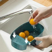 Drying Rack Sink Basket for Washing Bowls Utensils Vegetables Fruits Storage Organiser - Buddha Gold