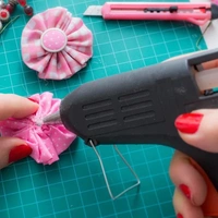 Professional Hot Melt Glue Gun with Rapid Heating and Quick Melt Glue Gun For Multiuse  - Black