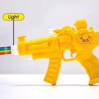 Musical Transparent Glow Gear Gun With Rainbow Light ( 1 pcs ) - Rio Grande