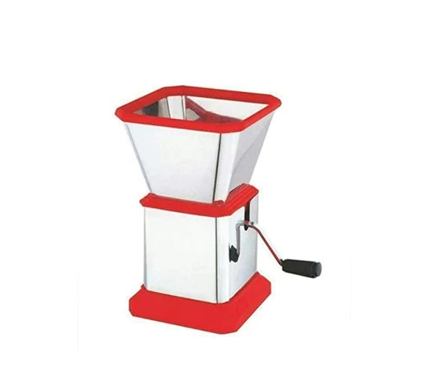 STAINLESS STEEL VEGETABLE CUTTER CHOPPER (CHILLY CUTTER) - Bright Red