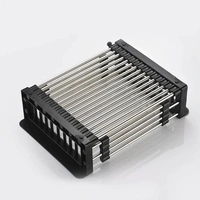 Adjustable Stainless Steel Kitchen Over Sink Racks Drain Dish Drying Rack - Black
