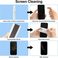  7 in 1 Electronic Cleaner kit, Cleaning Kit for Monitor Keyboard Airpods, Screen Dust Brush Including Soft Sweep, Swipe, Airpod Cleaner Pen, Key Puller and Spray Bottle