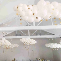 White Metallic Balloon (50pcs) - White