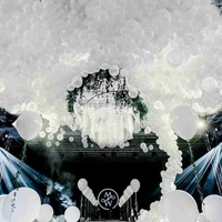 White Metallic Balloon (50pcs) - White