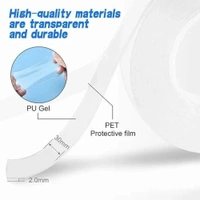 Ivy Grip Double Sided Tape Heavy Duty - (2mm - 3m - Roll 1) - White