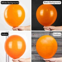 Orange Metallic Balloon (50pcs) - Orange