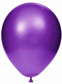 Purple Metallic Balloons (50pcs) - Purple