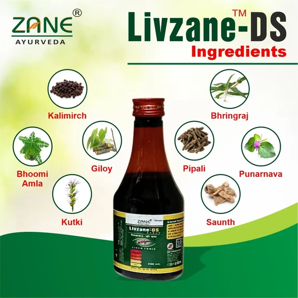 ZANE AYURVEDA LIVZANE DS SYRUP (1*200ML)