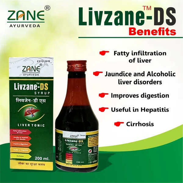 ZANE AYURVEDA LIVZANE DS SYRUP (1*200ML)