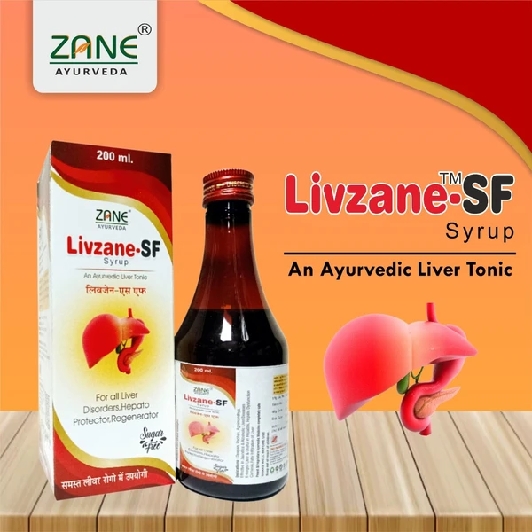 ZANE AYURVEDA LIVZANE SF SYRUP (1*200ML)