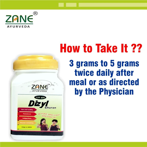 ZANE AYURVEDA DIZYL CHURAN 1*120 GRAM