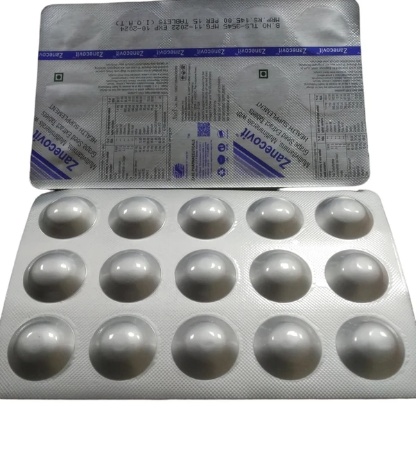 ZANE PHARMACEUTICALS ZANECOVIT TAB 2*15 TAB