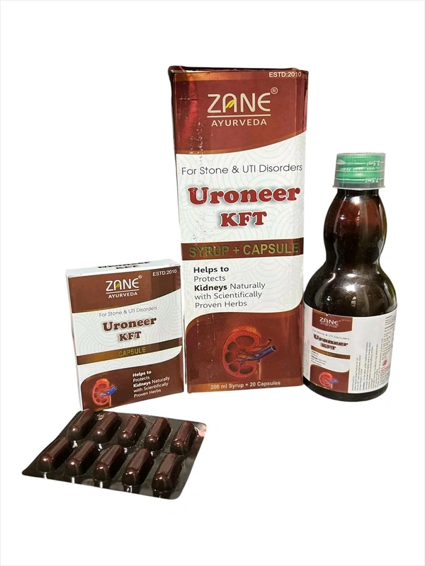 Uroneer KFT Syrup+Capsule 200ml+Cap 20